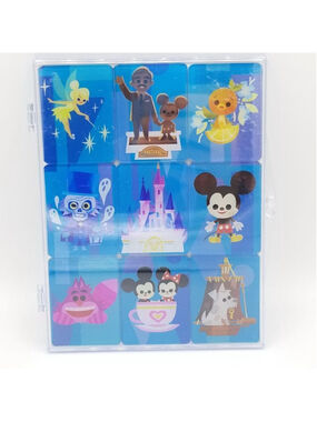 Disney Parks Joey Chou Magnet Set 9 Pc NEW 2023 WDW Icons Magnets Case